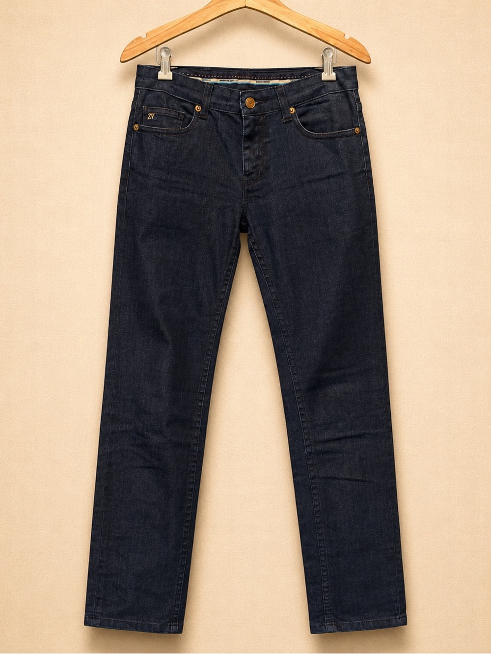 ZADIG & VOLTAIRE Dark Wash Skinny Stretch Designer Jeans Denim